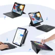 DUX DUCIS tok DK összecsukható vezeték nélküli billentyűzettel iPad Pro 10 (2022), fekete
