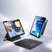 DUX DUCIS tok DK összecsukható vezeték nélküli billentyűzettel iPad Pro 10 (2022), fekete