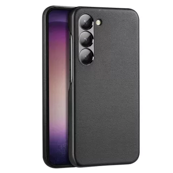   Dux Ducis Grit tok Samsung Galaxy S23 Plus elegáns tok műbőrből, fekete