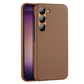   Dux Ducis Grit tok Samsung Galaxy S23 Plus elegáns tok műbőrből, barna