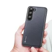 Dux Ducis Fino tok Samsung Galaxy S23 Plus tok, szilikon kerettel, szürke