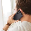 Dux Ducis Fino tok Samsung Galaxy S23 Plus tok, szilikon kerettel, szürke