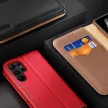 Dux Ducis Hivo tok Samsung Galaxy S23 Plus flip tok pénztárca állvány RFID blokkoló, fekete