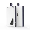Dux Ducis Hivo Samsung Galaxy S23 Plus eredeti bőr oldalra nyíló tok RFID blokkolás, barna