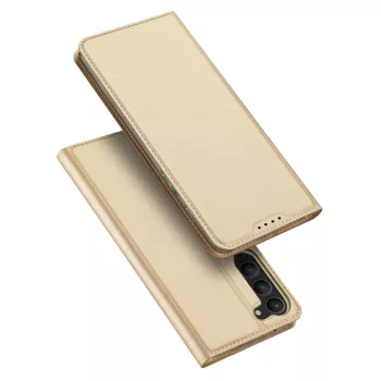   Dux Ducis Skin Pro case Samsung Galaxy S23 Plus cover flap card wallet stand tok, arany
