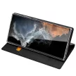 Dux Ducis Skin Pro oldalra nyíló tok Samsung Galaxy S23 Ultra Flip Card Wallet Stand, fekete