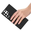 Dux Ducis Skin Pro oldalra nyíló tok Samsung Galaxy S23 Ultra Flip Card Wallet Stand, fekete
