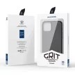 Dux Ducis Grit Leather iPhone 14 Plus Elegant Faux Leather Cover (MagSafe Compatible) tok, fekete