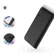 Dux Ducis Hivo Leather Flip Cover eredeti bőr oldalra nyíló tok kártyatartóval Samsung Galaxy S22 Plus, fekete