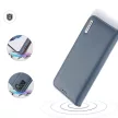 Dux Ducis Hivo Leather Flip Cover eredeti bőr oldalra nyíló tok kártyatartóval Samsung Galaxy S22 Plus, kék