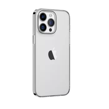   Comma case Hard Jacket hátlap, antibakteriális tok iPhone 15 Pro Max, átlátszó