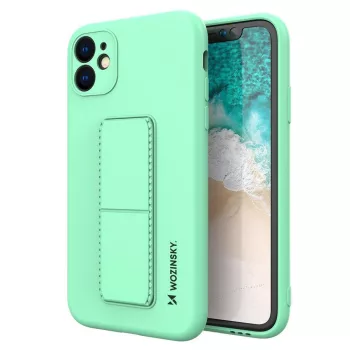   Wozinsky Kickstand Case Samsung Galaxy A32 5G szilikon hátlap, tok, menta