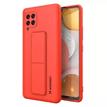   Wozinsky Kickstand Case Samsung Galaxy A42 5G szilikon hátlap, tok, piros