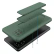 Wozinsky Kickstand Case Samsung Galaxy A42 5G szilikon hátlap, tok, menta