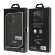Audi Synthetic Leather MagSafe iPhone 16 6.1" tok, fekete AU-TPUPCMIP16-GT/D3-BK
