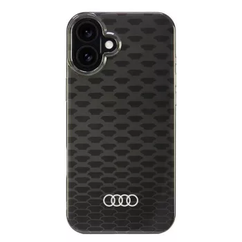   Audi IML Stitching Pattern MagSafe iPhone 16 Plus 6.7" tok, fekete AU-IMLMIP16M-Q5/D3-BK