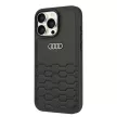 Audi Synthetic Leather iPhone 16 Pro Max 6.9" tok, fekete AU-TPUPCIP16PM-GT/D2-BK