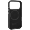Audi R8 Genuine Leather MagSafe Case iPhone 17 Pro tok, fekete-piros