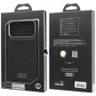 Audi GT Synthetic Leather MagSafe Case iPhone 17 Pro Max tok, fekete