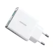 Joyroom JR-TCF14 20W USB-A USB-C hálózati töltő, fehér