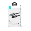 Joyroom Prism sorozat A16 Lightning/USB-A kábel 2.4A 1.2m LED kijelzővel, fekete