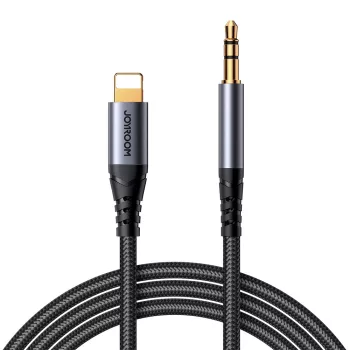   Joyroom Audio Transfer Series SY-A06 mini jack 3.5 mm / Lightning kábel 1.2 m, fekete