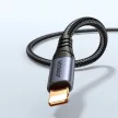 Joyroom Audio Transfer Series SY-A06 mini jack 3.5 mm / Lightning kábel 1.2 m, fekete