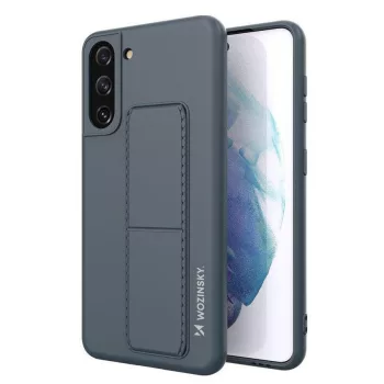   Wozinsky Kickstand Case Samsung Galaxy S21 szilikon hátlap, tok, sötétkék