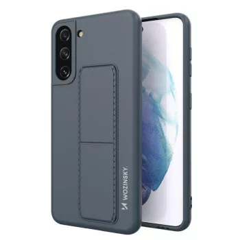   Wozinsky Kickstand Case Samsung Galaxy S21 Plus szilikon hátlap, tok, sötétkék