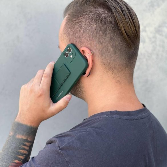 Wozinsky Kickstand Case Redmi 9 szilikon hátlap, tok, sötétkék