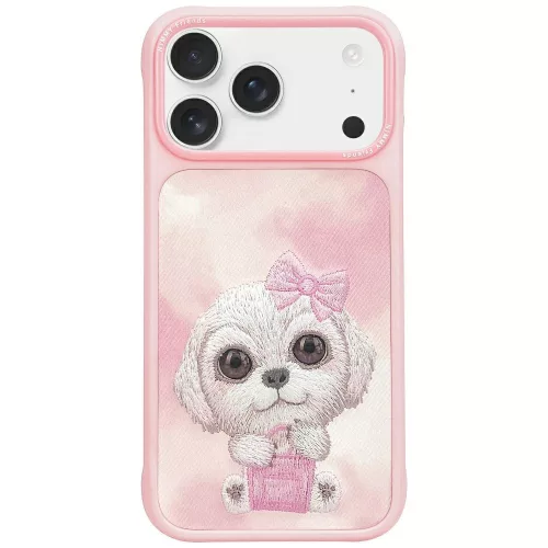 Nimmy Big Eyed Pet 2.0 Dog iPhone 17 tok, rózsaszín