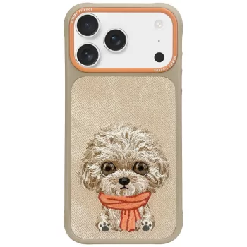 Nimmy Big Eyed Pet 2.0 Dog iPhone 17 tok, bézs