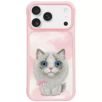 Nimmy Big Eyed Pet 2.0 Cat iPhone 17 tok, rózsaszín