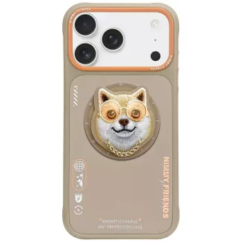   NIMMY case GLASSES COOL DOG MagSafe IPHONE 17 Pro Max tok, bézs