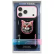NIMMY case GLASSES COOL CAT MagSafe IPHONE 17 Pro Max tok, fekete-rózsaszín