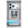 Nimmy Glasses Cool Dog MagSafe iPhone 17 Pro tok, szürke