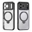 Dux Ducis Aimo Mag Case Magnetic Ring and Stand iPhone 17 Pro Max tok, fekete