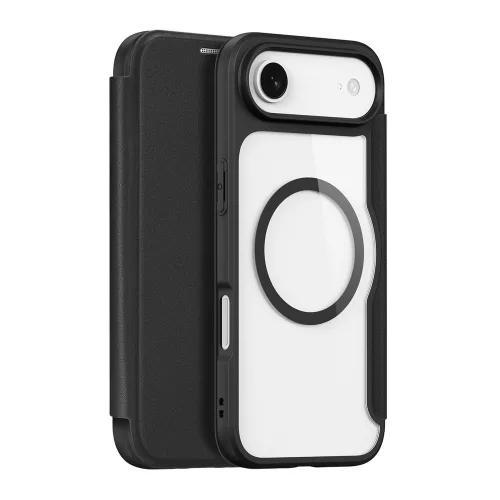 Dux Ducis Skin X Pro iPhone 17 Air Case Wallet, MagSafe Compatible tok, fekete