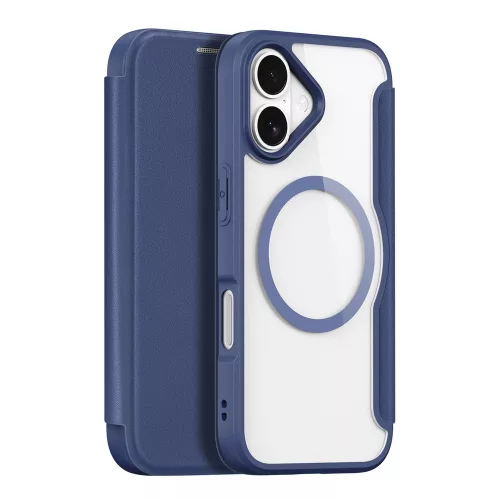 Dux Ducis Skin X Pro iPhone 17 Air Case MagSafe and Wallet tok, kék