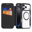 Dux Ducis Skin X Pro Case iPhone 17 Pro Max Wallet, MagSafe Compatible tok, fekete