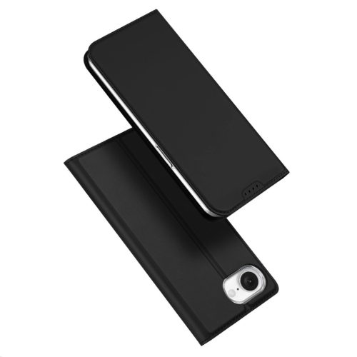 DUX DUCIS wallet case SKIN PRO IPHONE 16e tok, fekete