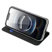 DUX DUCIS wallet case SKIN PRO IPHONE 16e tok, fekete