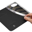 DUX DUCIS wallet case SKIN PRO IPHONE 16e tok, fekete