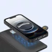 Dux Ducis Lawa iPhone 16e Leather Case Detachable Magnetic Wallet tok, fekete