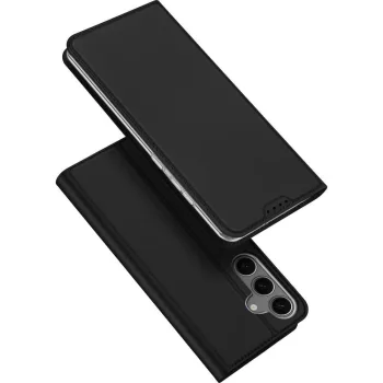   DUX DUCIS wallet case SKIN PRO Samsung Galaxy S25 tok, fekete