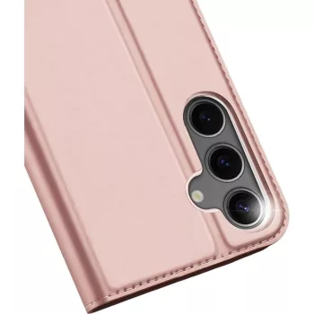   DUX DUCIS wallet case SKIN PRO SAMSUNG GALAXY S25 tok, rozéarany