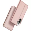 DUX DUCIS wallet case SKIN PRO SAMSUNG GALAXY S25 tok, rozéarany