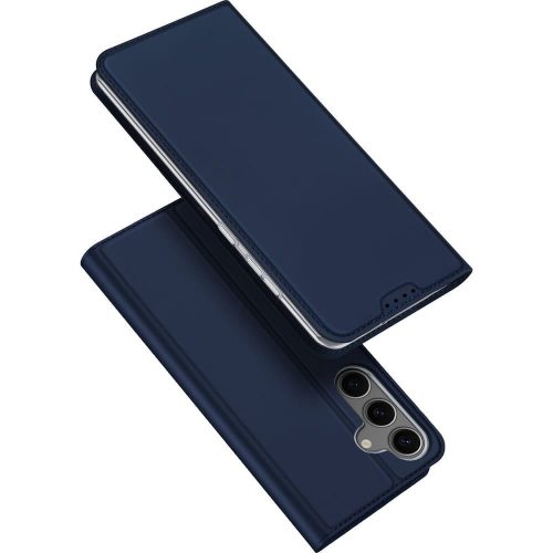 DUX DUCIS wallet case SKIN PRO Samsung Galaxy S25 Plus tok, kék