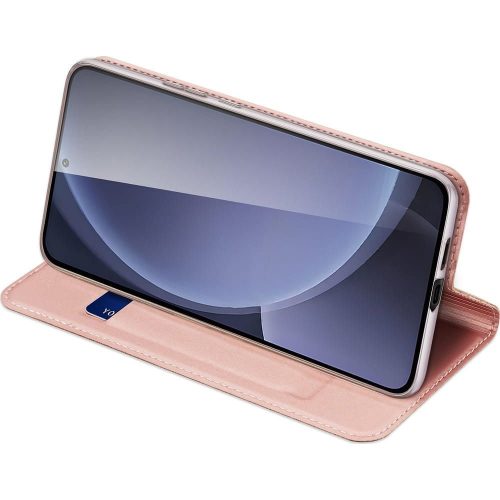 DUX DUCIS wallet case SKIN PRO SAMSUNG GALAXY S25 Plus tok, rozéarany