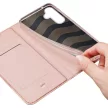 DUX DUCIS wallet case SKIN PRO SAMSUNG GALAXY S25 Plus tok, rozéarany